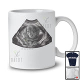 Funny Ultrasound Scan Dachshund Inside, Adorable Puppy Owner Lover, Family Group T-Shirt