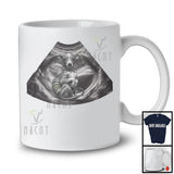 Funny Ultrasound Scan Whippet Inside, Adorable Puppy Owner Lover, Family Group T-Shirt