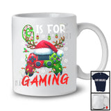 G Is For Gaming, Humorous Christmas Costume Game Controller, Gaming Lover Gamer Group T-Shirt