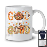 God Is So Good; Awesome Thanksgiving Leopard Pumpkin Cross; Fall Autumn Family Group T-Shirt