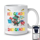 Goodbye 1st Grade Hello 2nd Grade, Adorable First Last Day Of School T-Rex, Summer Graduate T-Shirt