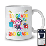 Goodbye 1st Grade Hello 2nd Grade, Adorable First Last Day Of School Unicorn, Summer Graduate T-Shirt