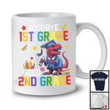 Goodbye 1st Grade Hello 2nd Grade, Lovely Summer Vacation T-Rex Lover, Students Graduate T-Shirt