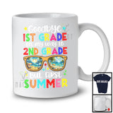 Goodbye 1st Grade To 2nd Grade First Summer, Colorful Vacation Sunglasses, Students Group T-Shirt