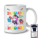 Goodbye 2nd Grade Hello 3rd Grade, Adorable First Last Day Of School Unicorn, Summer Graduate T-Shirt