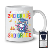 Goodbye 2nd Grade Hello 3rd Grade, Lovely Summer Vacation Unicorn Lover, Students Graduate T-Shirt