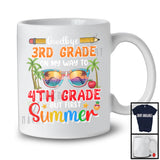 Goodbye 3rd Grade On My Way To 4th Grade, Happy Summer Vacation Beach Sunglasses, Students T-Shirt