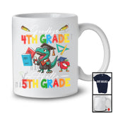 Goodbye 4th Grade Hello 5th Grade, Adorable First Last Day Of School T-Rex, Summer Graduate T-Shirt