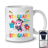 Goodbye 4th Grade Hello 5th Grade, Adorable First Last Day Of School Unicorn, Summer Graduate T-Shirt