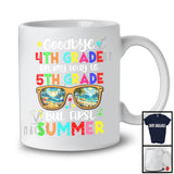 Goodbye 4th Grade To 5th Grade First Summer, Colorful Vacation Sunglasses, Students Group T-Shirt