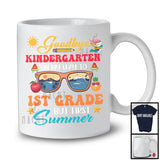 Goodbye Kindergarten On My Way To 1st Grade, Joyful First Summer Vacation Sunglasses, Student T-Shirt