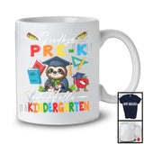 Goodbye Pre-K Hello Kindergarten, Adorable First Last Day Of School Sloth, Summer Graduate T-Shirt