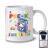 Goodbye Pre-K Hello Kindergarten, Lovely Summer Vacation Unicorn Lover, Students Graduate T-Shirt