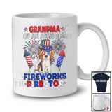 Grandma Of An Awesome Fireworks Director, Lovely 4th Of July Beagle, Fireworks Patriotic T-Shirt