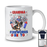 Grandma Of An Awesome Fireworks Director, Lovely 4th Of July Dachshund, Fireworks Patriotic T-Shirt