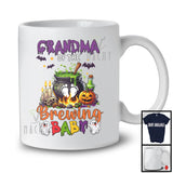 Grandma Of The Brewing Baby; Creepy Halloween Costume Witch Pot; Pregnancy Family Group T-Shirt