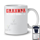 Grandpa Est 2024, Awesome Father's Day Pregnancy Announcement, Expecting Family Group T-Shirt