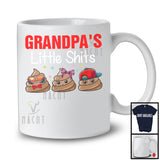 Grandpa's Little Sh*ts, Humorous Father's Day Poops, Grandson Granddaughter Family Group T-Shirt