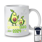 Grandpacado 2024, merveilleux amateur d'avocats pour la fête des pères, T-shirt du groupe familial Fruit Vegan Grandpa