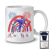 Hair Stylist, Amazing 4th Of July American Flag Hat Rainbow Lover, Careers Patriotic Group T-Shirt