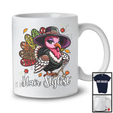 Hair Stylist; Amazing Thanksgiving Leopard Turkey Girl Women; Proud Jobs Family Group T-Shirt