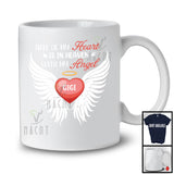 Half Of My Heart In Heaven Gigi, Awesome Mother's Day Heart Wings, Memories Family T-Shirt
