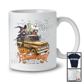 Halloween Squad; Scary Halloween Costume Witch Zombie On Pickup Truck; Family Group T-Shirt