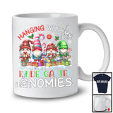 Hanging With My Kindergarten Gnomies; Lovely Christmas Lights Four Gnomes; Teacher Squad T-Shirt