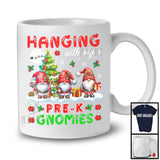 Hanging With My Pre-K Gnomies; Awesome Christmas Tree Three Gnomes; Teacher Group T-Shirt