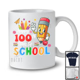 Happy 100th Day Of School, Adorable School Things Pencil Lover, Matching Student Teacher Group T-Shirt