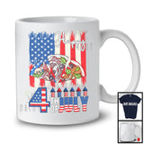 Happy 4th Of July, Amazing Independence Day American Flag Pizza, Food Lover Patriotic T-Shirt