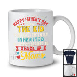 Happy Father's Day From The Kid, Amazing Father's Day Vintage Lover, Daddy Family Group T-Shirt