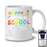 Happy First Day Of School, Joyful Summer Vacation Pencil Rainbow Lover, Students Group T-Shirt