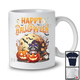 Happy Halloween, Adorable Halloween Costume Raccoon Witch, Moon Pumpkin Wild Animal Lover T-Shirt