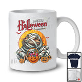 Happy Halloween, Horror Halloween Costume Mummy Bearded Dragon, Carved Pumpkin Candy T-Shirt
