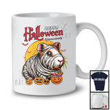 Happy Halloween, Horror Halloween Costume Mummy Guinea Pig, Carved Pumpkin Candy Lover T-Shirt