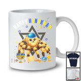 Happy Hanukkah; Lovely Chanukah Tarantula Wearing Kippah; Wild Animal Lover Menorah Family T-Shirt