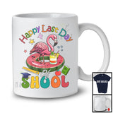 Happy Last Day Of School, Lovely Graduation Flamingo Sunglasses, Summer Graduate Students T-Shirt
