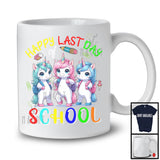 Happy Last Day Of School, Lovely Unicorn Lover End Of School Year, Student Teacher T-Shirt