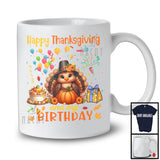 Happy Thanksgiving And My Birthday; Adorable Turkey Pumpkin Lover; Family Group T-Shirt