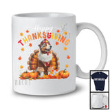 Happy Thanksgiving; Lovely Turkey Cosplay Australian Shepherd Owner; Autumn Fall Leaves T-Shirt