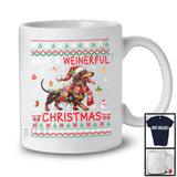 Have A Weinerful Christmas; Wonderful X-mas Lights Sweater Santa Dachshund Dog; Family T-Shirt