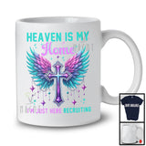 Heaven Is My Home; Adorable Memory Family Cross Wings Jesus; Matching Memorial Group T-Shirt