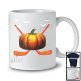 Hockey Pumpkin Face, Humorous Halloween Costume Hockey Player Team, Sport Playing T-Shirt