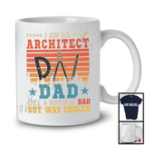 I Am An Architect Dad Definition Cooler, Wonderful Father's Day Vintage Retro, Proud Careers T-Shirt
