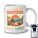 I Am Camping Brother Definition Much Cooler, Happy Father's Day Vintage, Camping Family T-Shirt