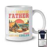 I Am Camping Father Definition Much Cooler, Happy Father's Day Vintage, Camping Family T-Shirt