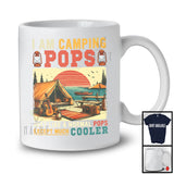 I Am Camping Pops Definition Much Cooler, Happy Father's Day Vintage, Camping Family T-Shirt