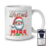 I Can Get You On The Santa's Nice List; Humorous Christmas Santa Face; Snowing Family T-Shirt