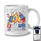 I Have An Explosive Secret, Amazing 4th Of July Firework Firecracker, Pregnancy Announcement T-Shirt